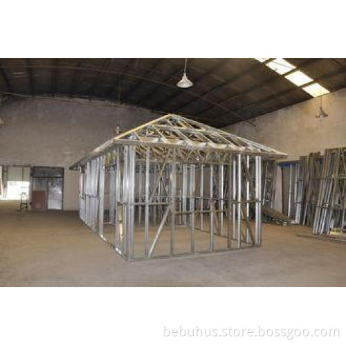 Prefab Disaster Light Steel Frame Houses , Light Weight Ste